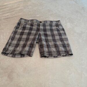 Dockers Plaid Cotton Shorts Size 16P